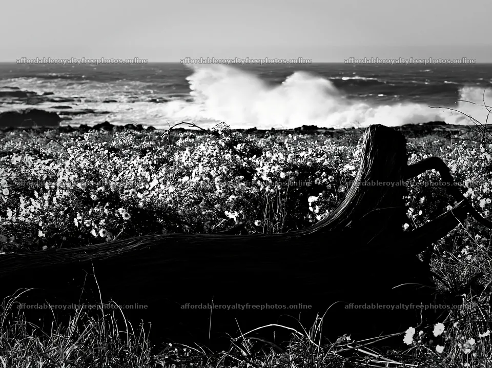 Ishikawa coastal meadow storm washed driftwood near – royalty-free photos 9174x6866