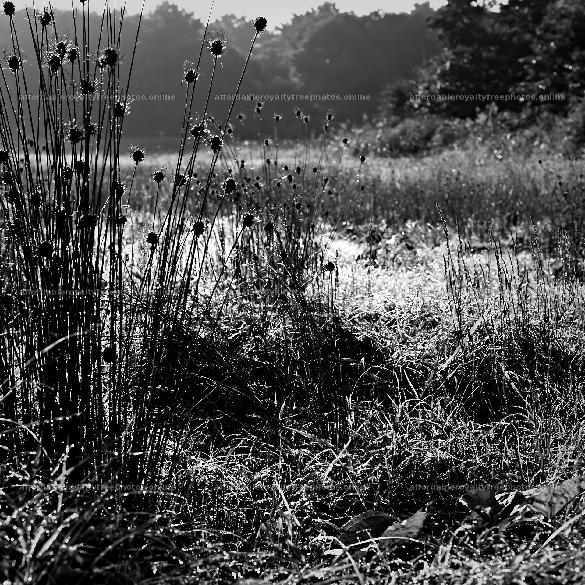 Tokyo urban biodiversity meadow with seedheads in – royalty-free photos 7938x7938