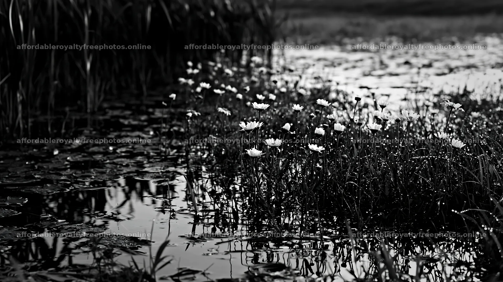 Niigata floodplain restoration meadow dew foreground – royalty-free photos 10608x5938