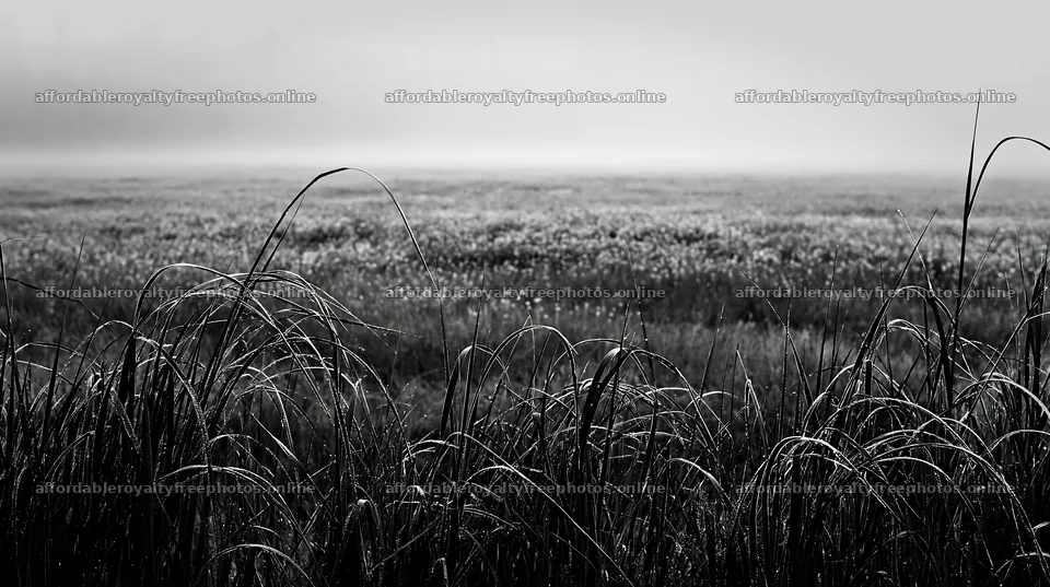 Saga floodplain meadow with reed foreground at dawn – royalty-free photos 10608x5938