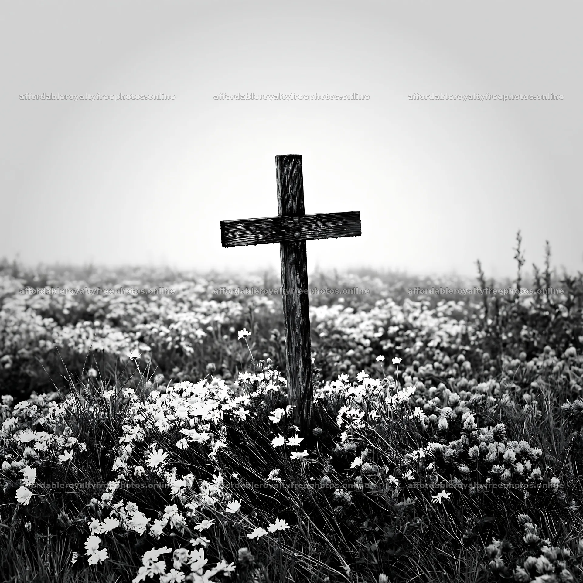 Christian cross in meadow during Christmas season – royalty-free photos 7938x7938