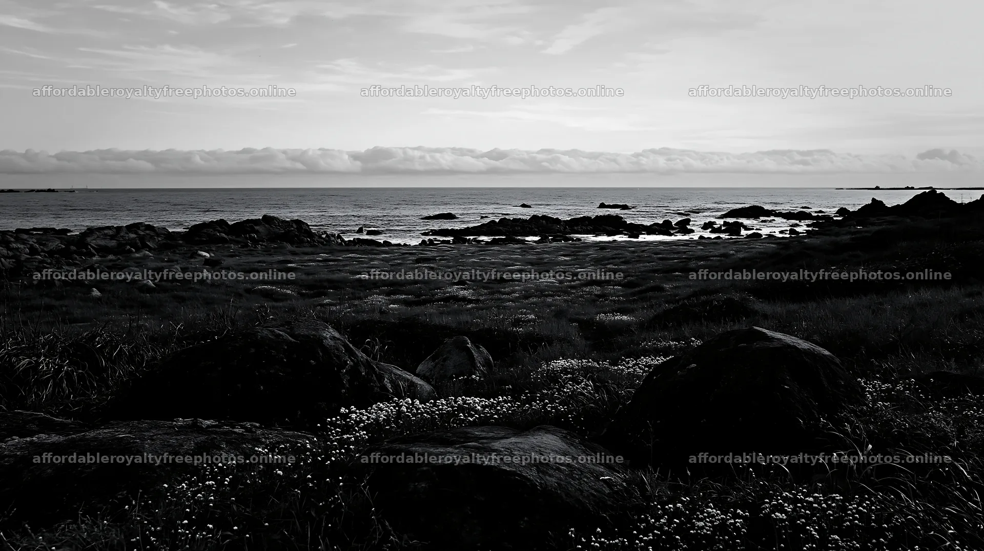 Miyagi spring recovery meadow mossy stone with ocean view – royalty-free photos 10608x5938