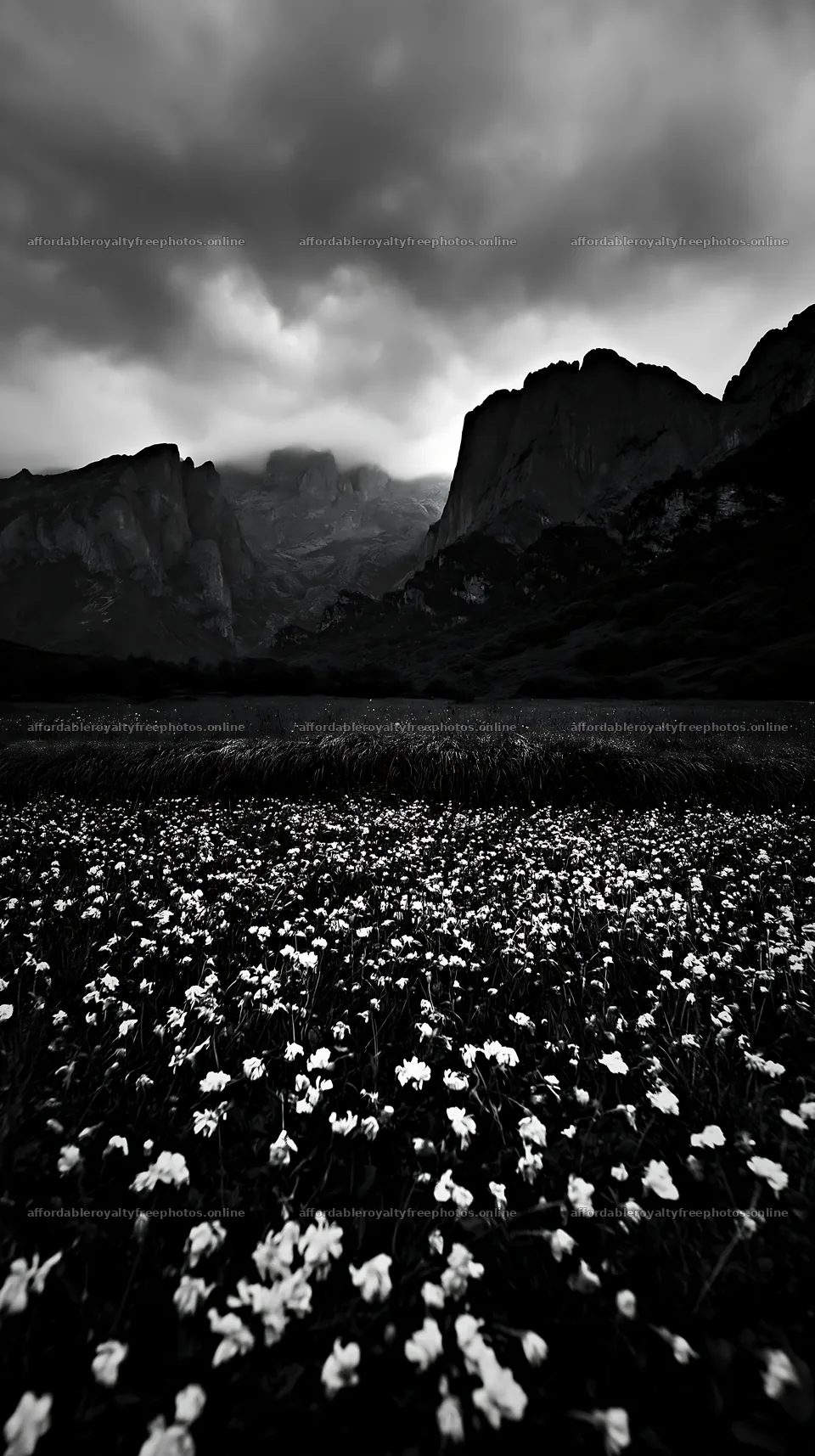 Sunlight shining on meadow in Picos de Europa mountains – royalty-free photos 5938x10608