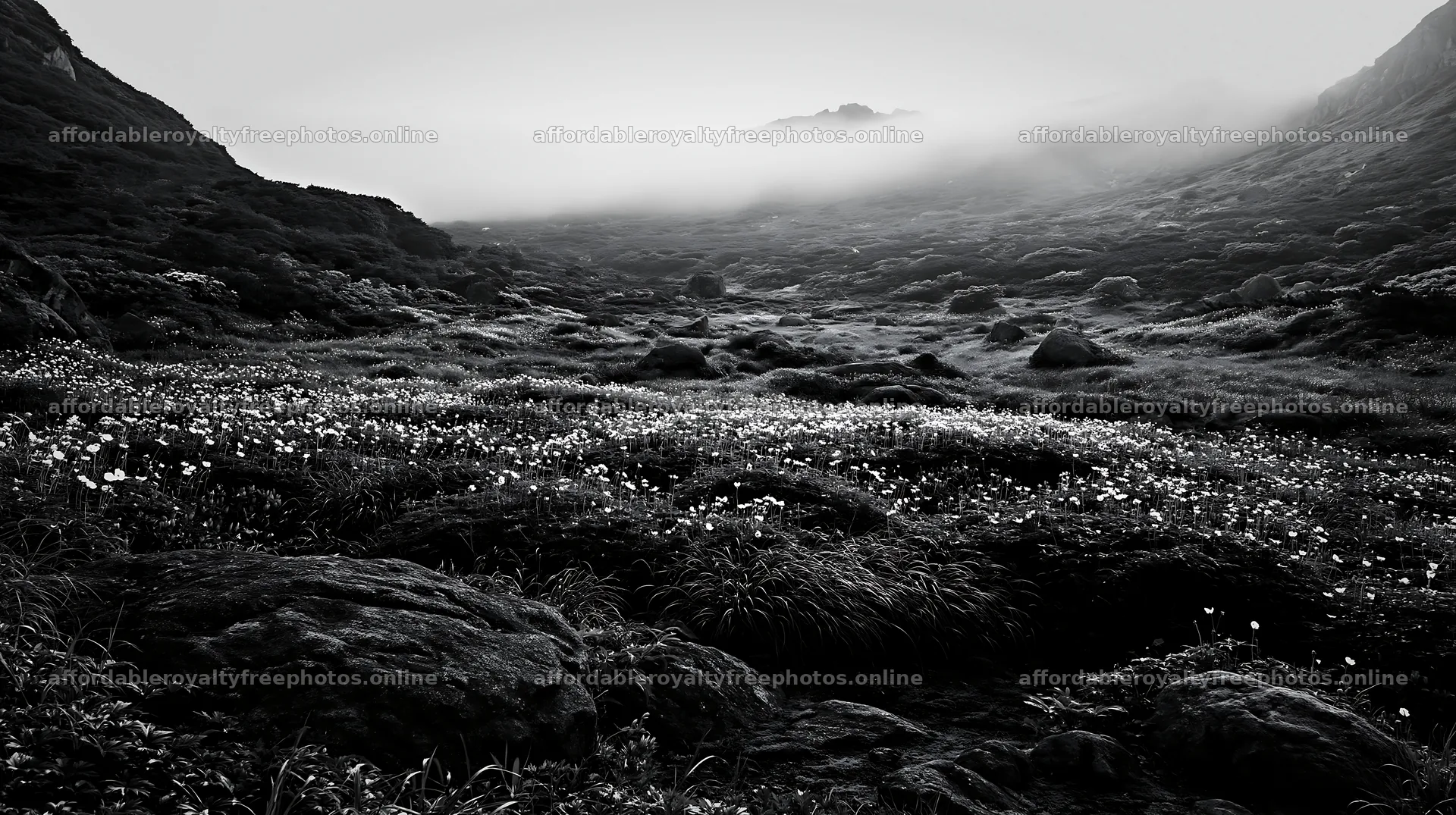 Toyama alpine meadow snowmelt rock foreground with green – royalty-free photos 10608x5938