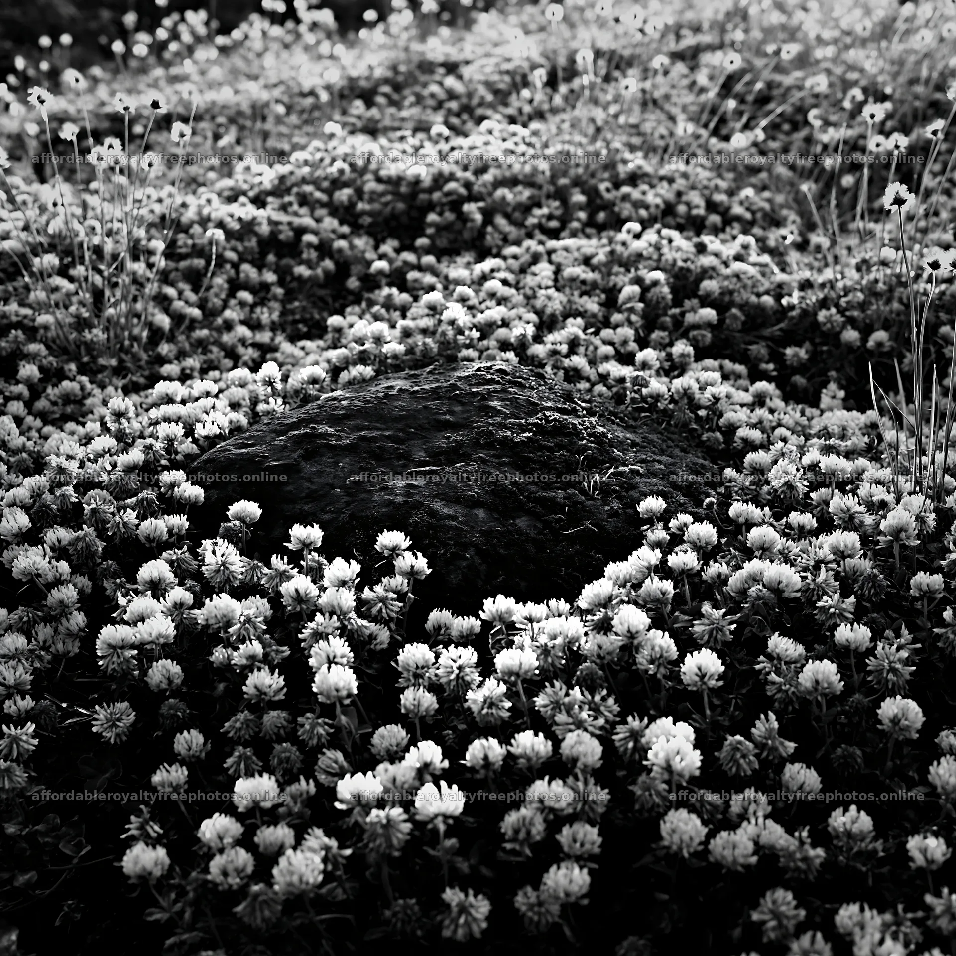 Miyagi spring recovery meadow mossy stone surrounded by – royalty-free photos 7938x7938