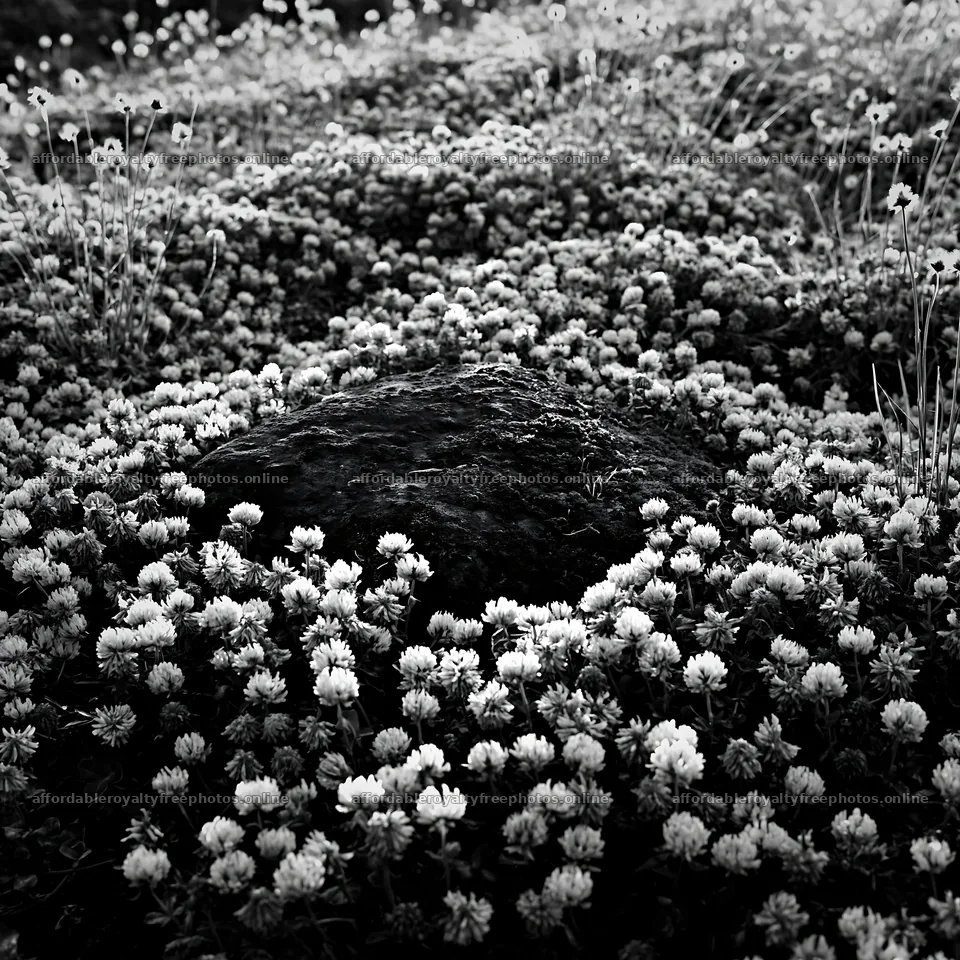 Miyagi spring recovery meadow mossy stone surrounded by – royalty-free photos 7938x7938