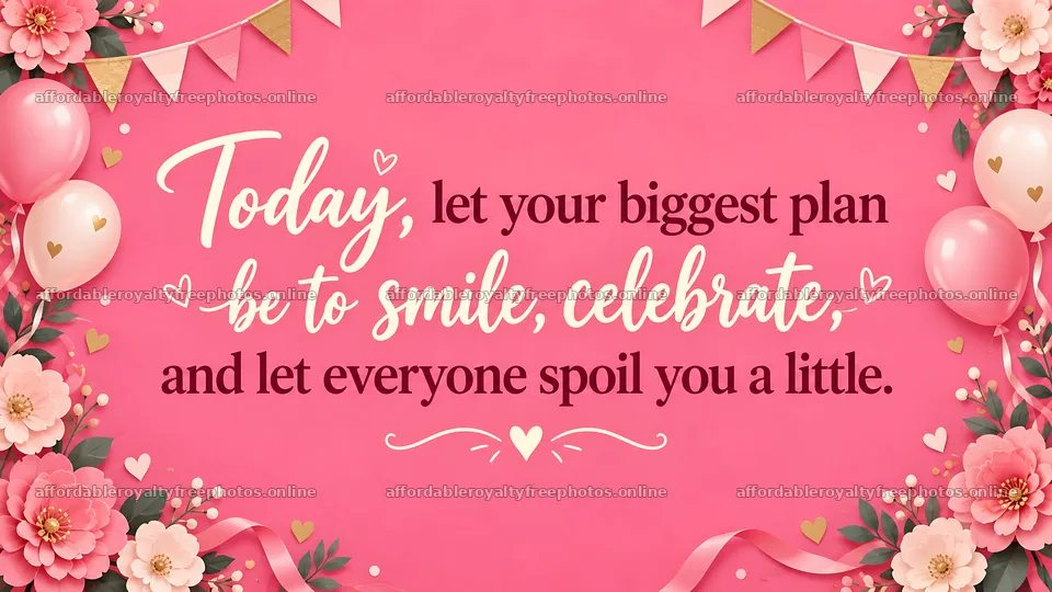 Pink Floral Graduation Celebration Greeting – royalty-free photos 10324x5812