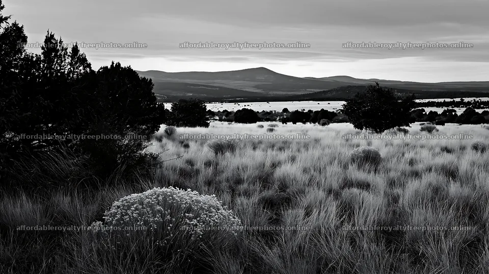Expansive meadow with drought tolerant stems and distant – royalty-free photos 10608x5938