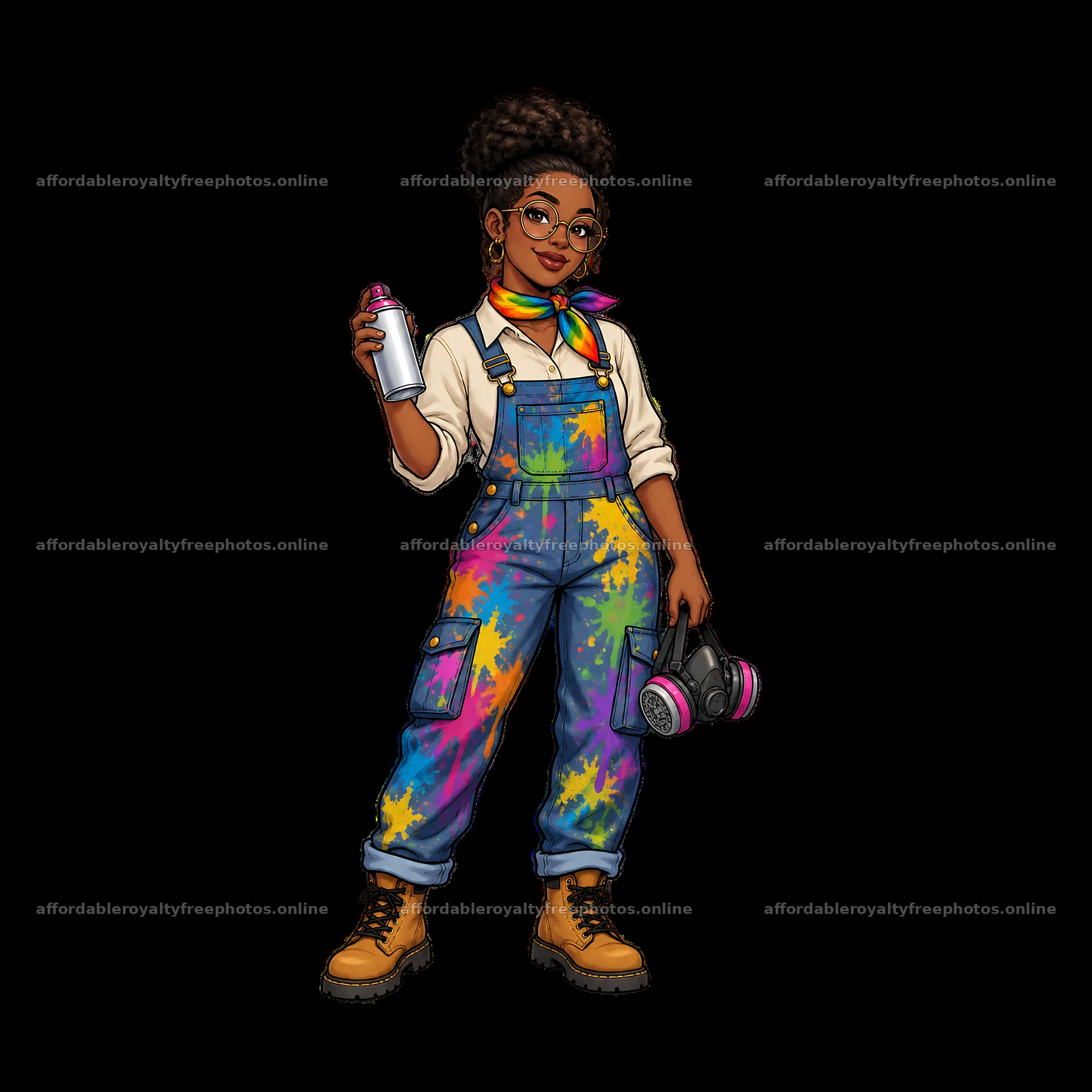 Gay graffiti spray painter holding a spray can and – royalty-free photos 7746x7746
