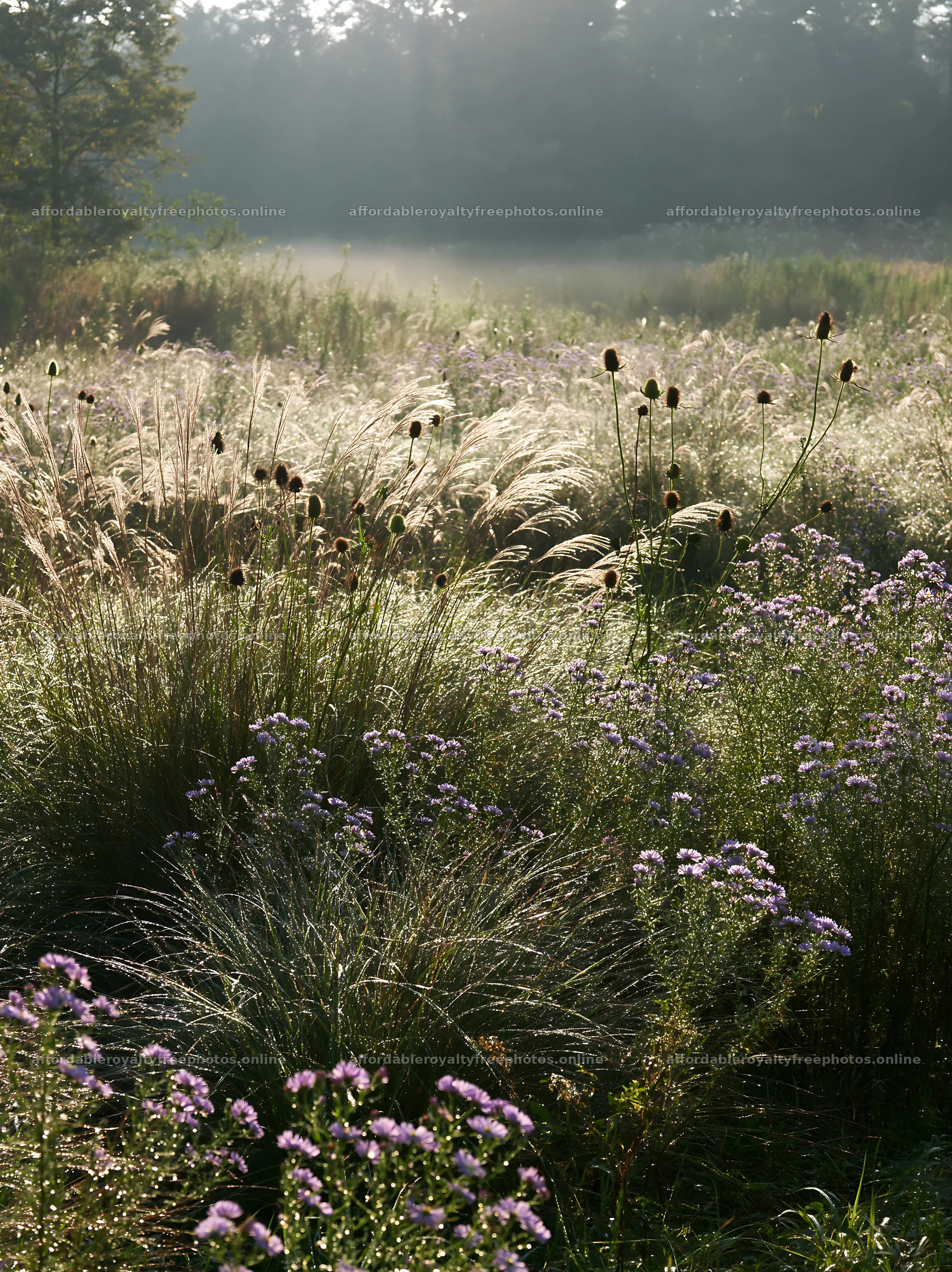 Tokyo urban biodiversity meadow with seedheads in – royalty-free photos 6866x9174