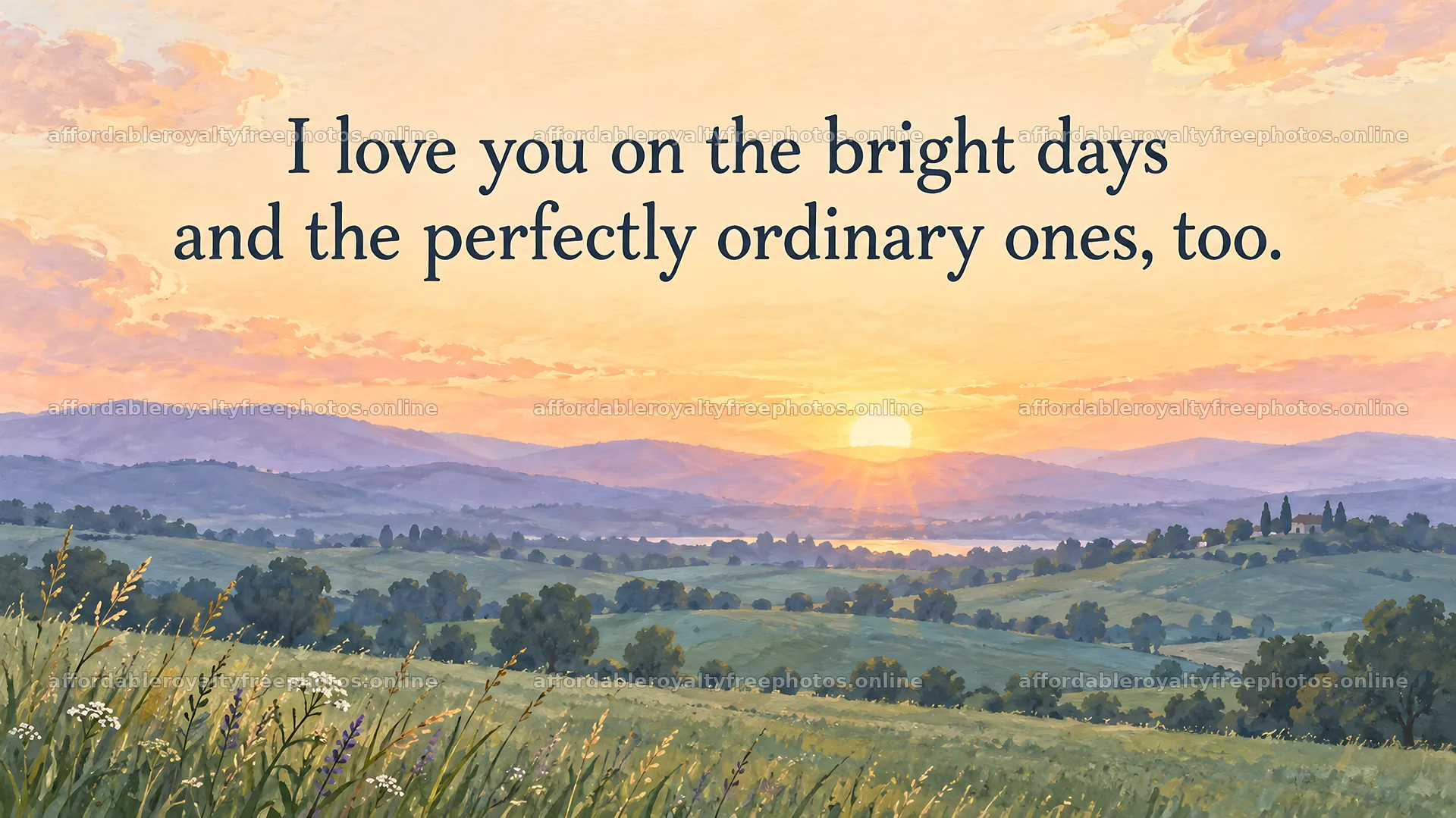 Sister Love Message Over a Golden Sunset – royalty-free photos 10331x5808