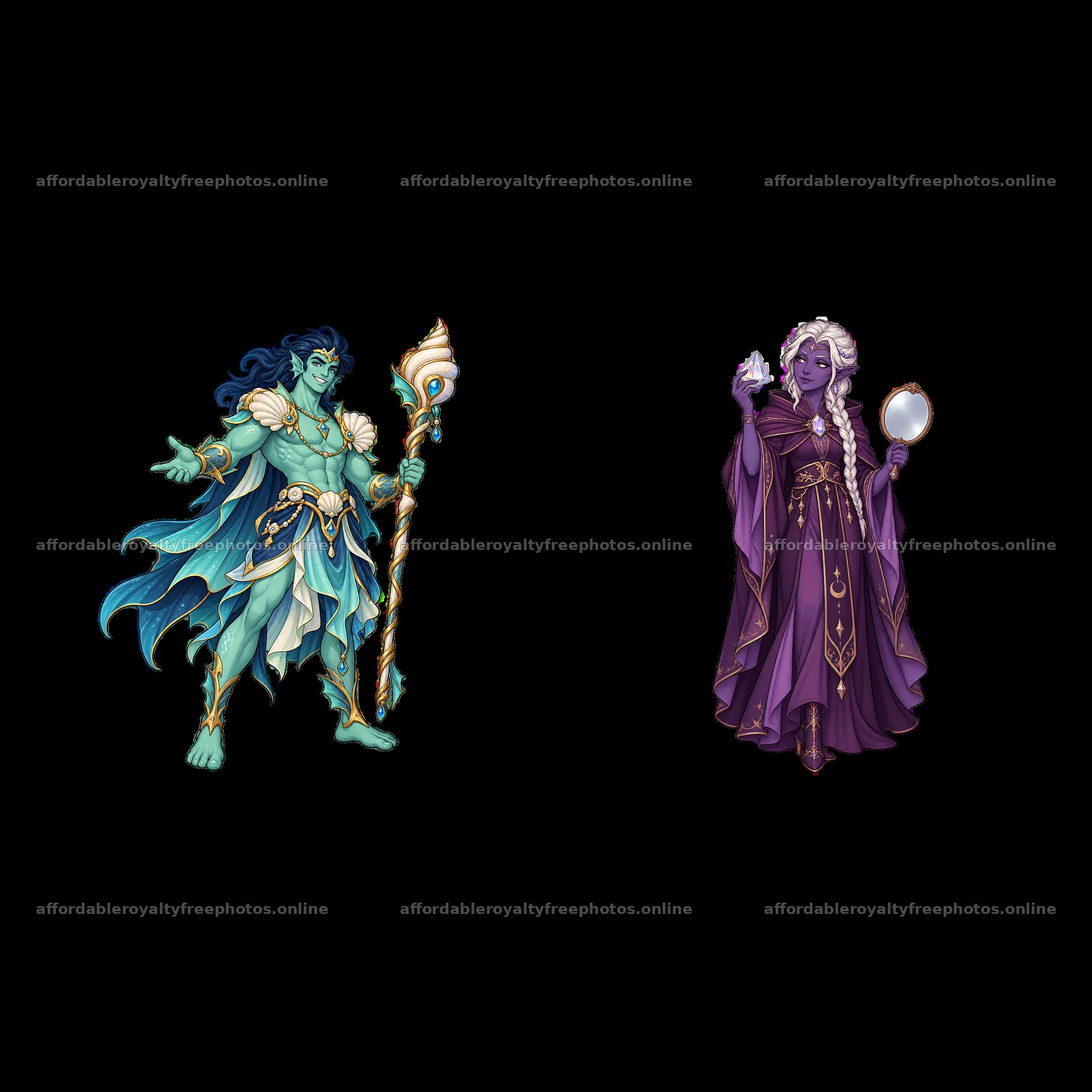 Pagan gods presenting powerful symbols and traits in a – royalty-free photos 7746x7746